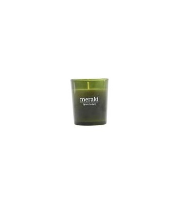 Meraki Vela Pequeña Green Herbal 12 Horas Duración